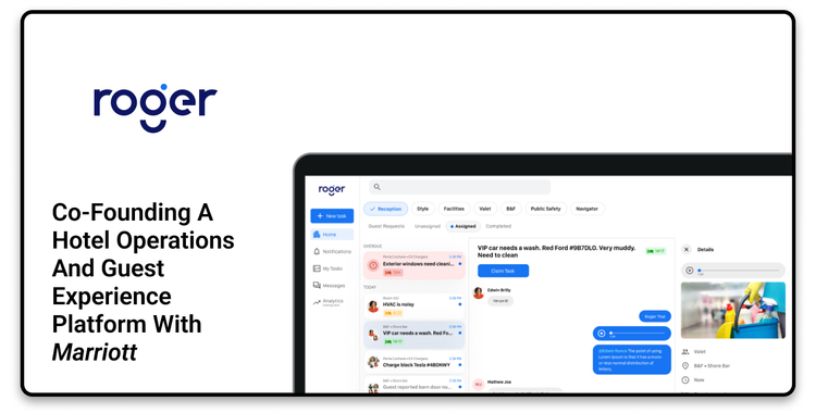 Co-Founding a Hotel Operations and Guest Experience Platform with Marriott