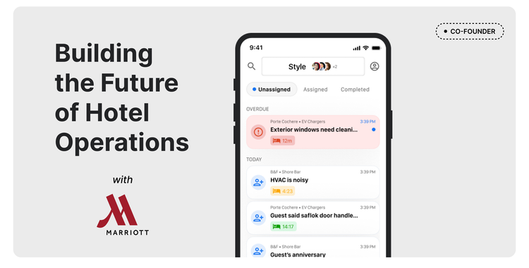 Co-Founding a Hotel Operations Platform with Marriott